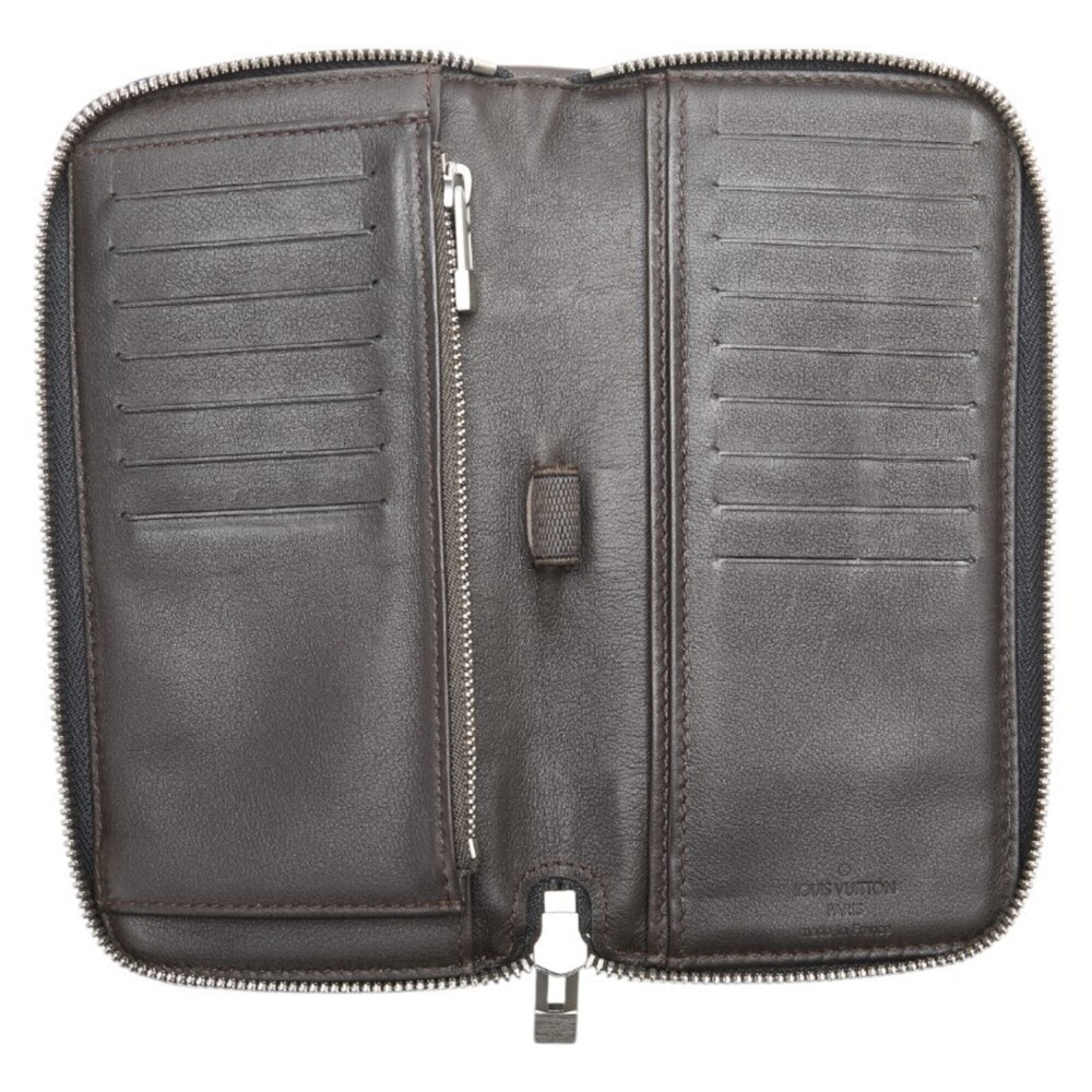 Louis Vuitton Damier Geant Portefeuille Long Zipper Wallet M93546 Noir Black ... - Picture 6 of 10